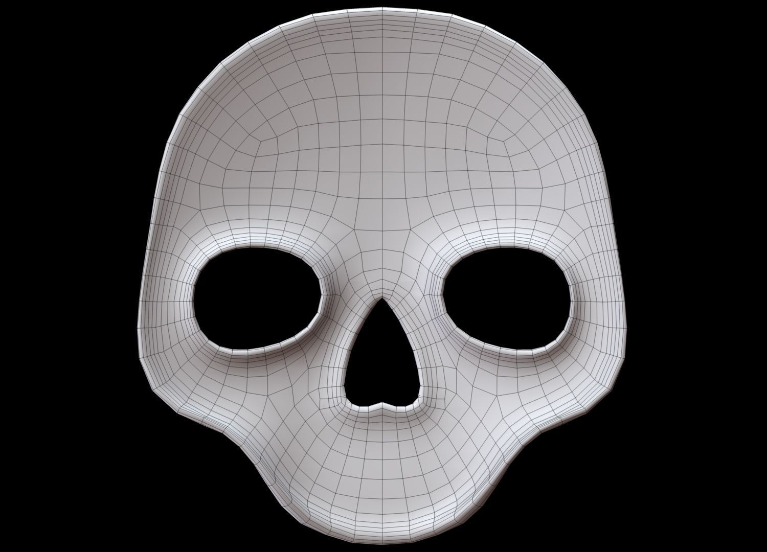 Skull Mask 3D model_14