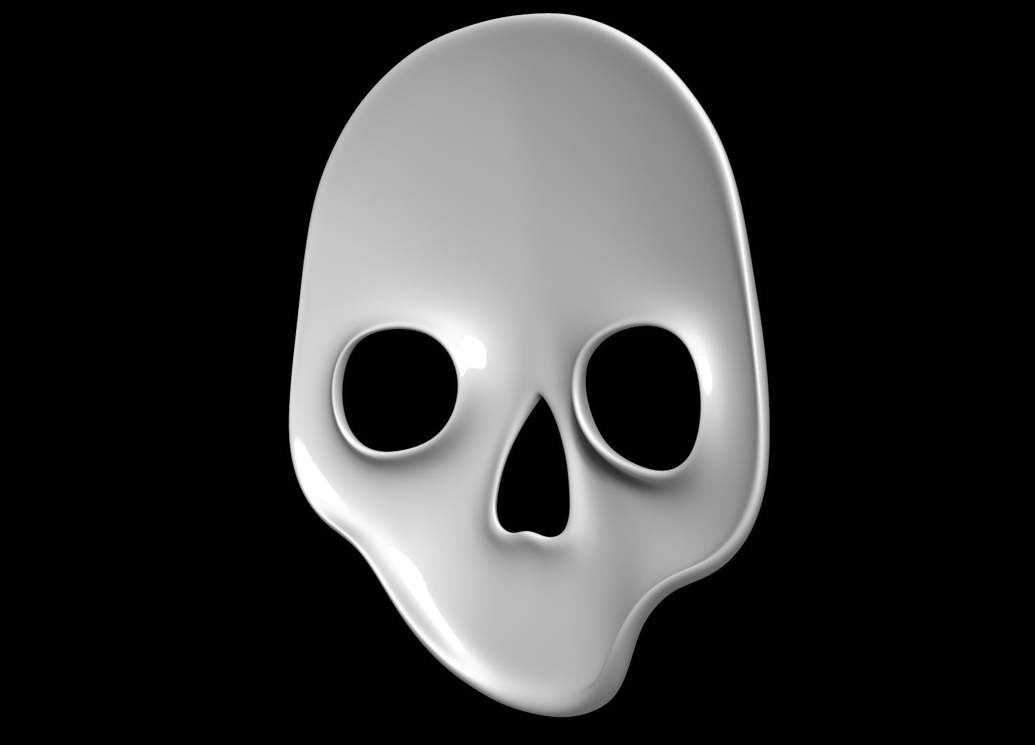 Skull Mask 3D model_3