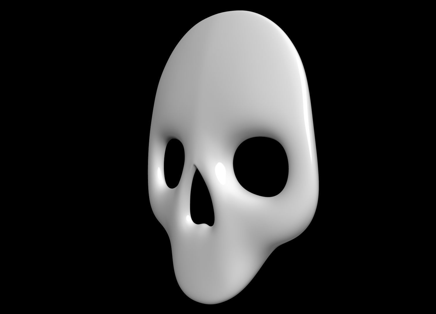 Skull Mask 3D model_7