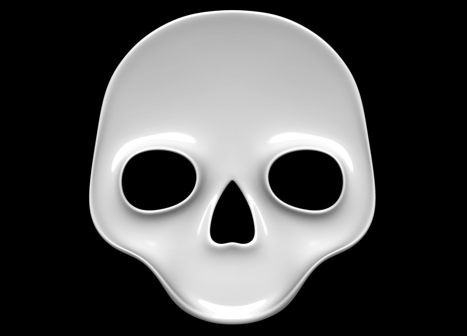 Skull Mask 3D model_4