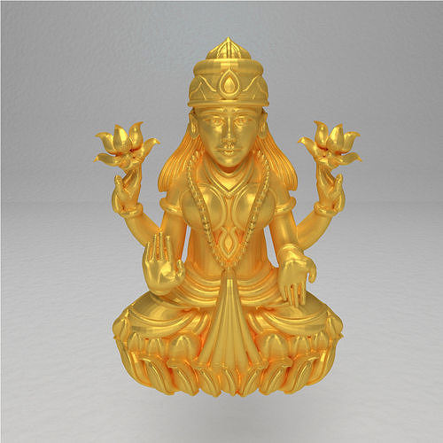 Murti statue of lord lakshmi 3D print model