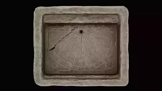 Karamanoglu Sundial Low-poly 3D model
