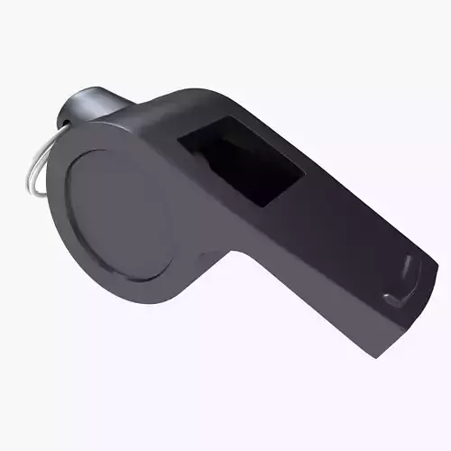 Black Referee Whistle