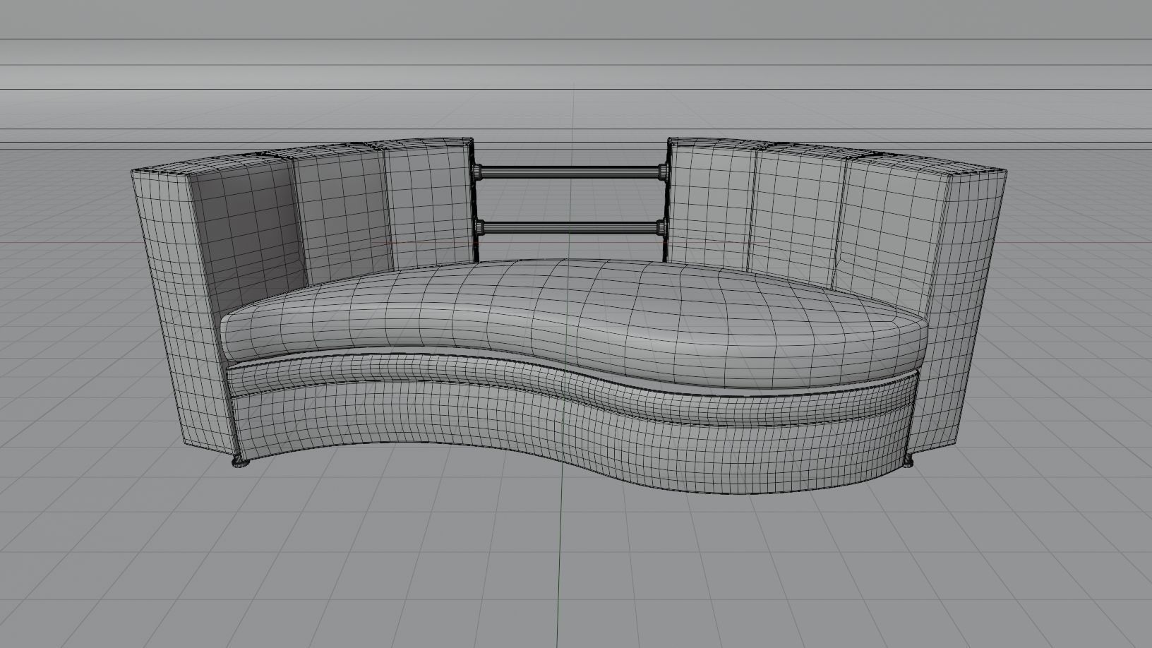 Sofa The White 3D model_5