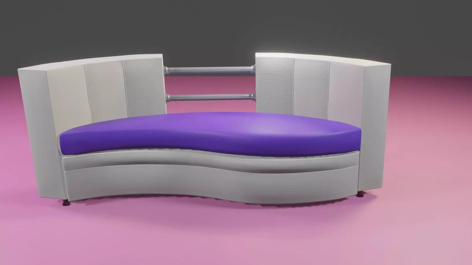 Sofa The White 3D model_0