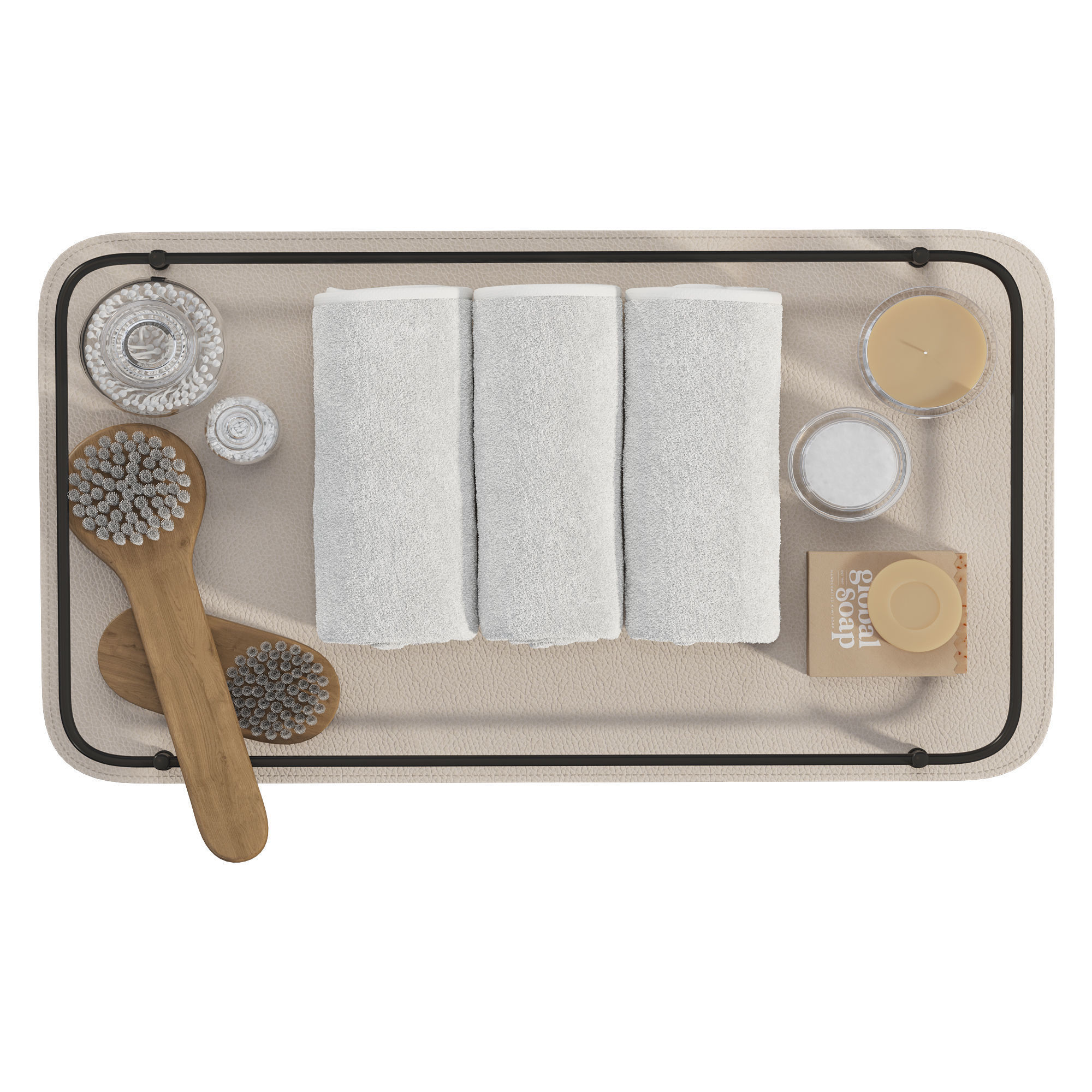 Bathroom Decorative Set 3D model_18