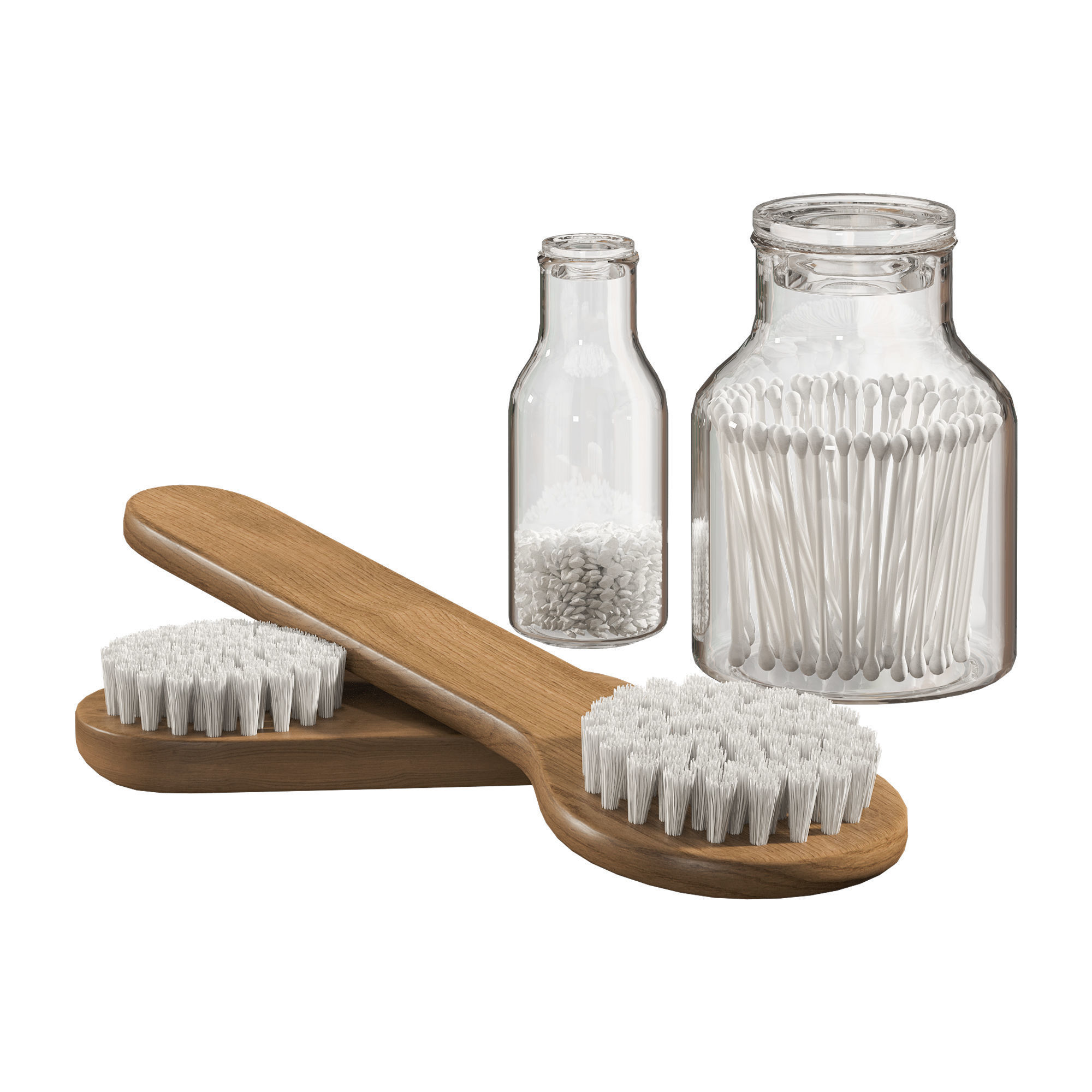 Bathroom Decorative Set 3D model_12