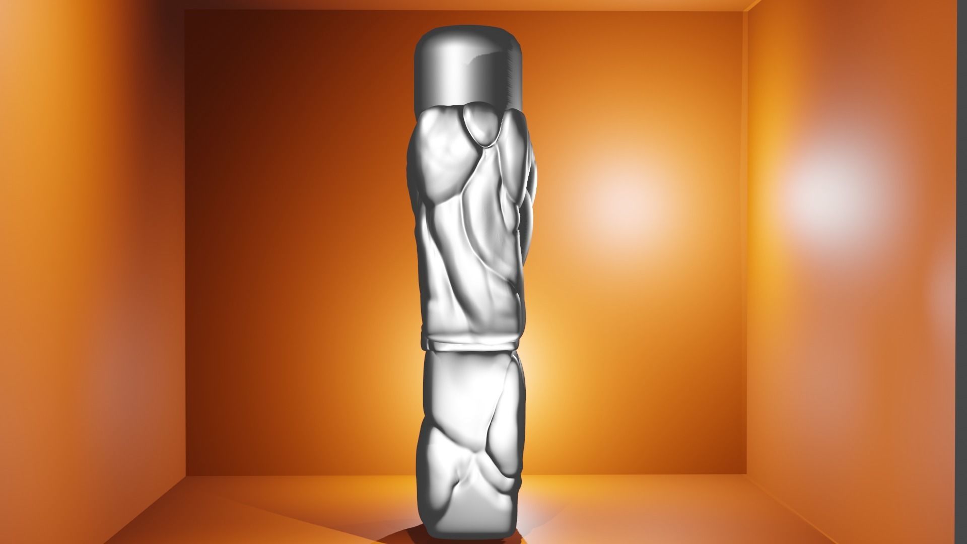 R6 Muscular Roblox Morph 3D model_1