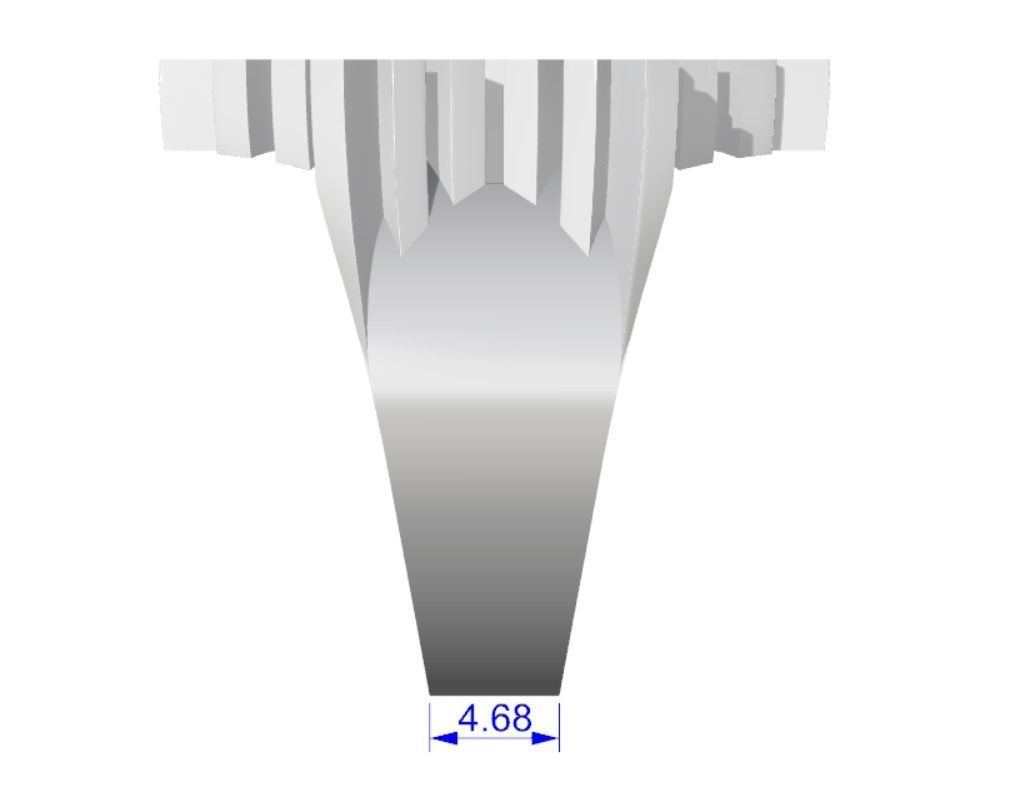 ring New Years Christmas Snowflake 3D print model_6