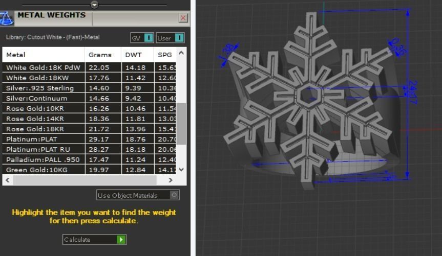 ring New Years Christmas Snowflake 3D print model_4