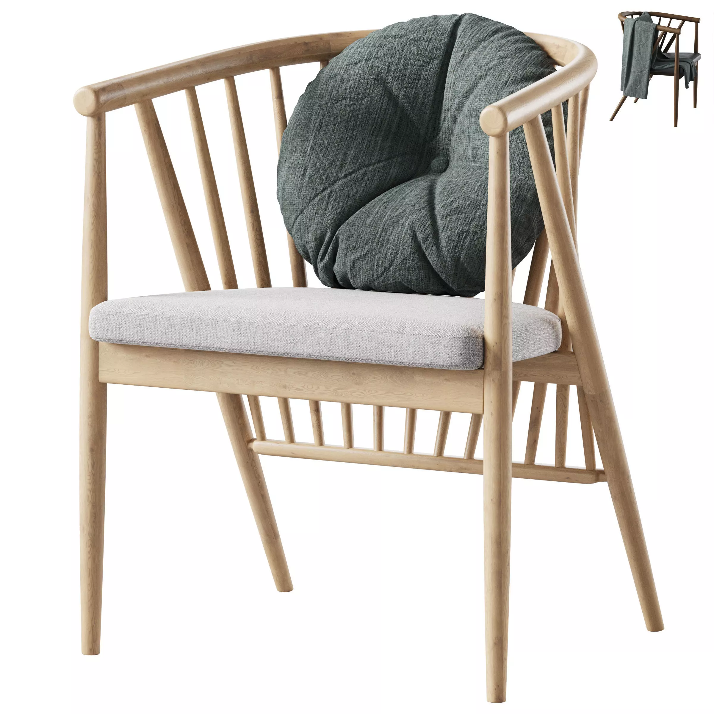 Chair Montepulchano 3D model
