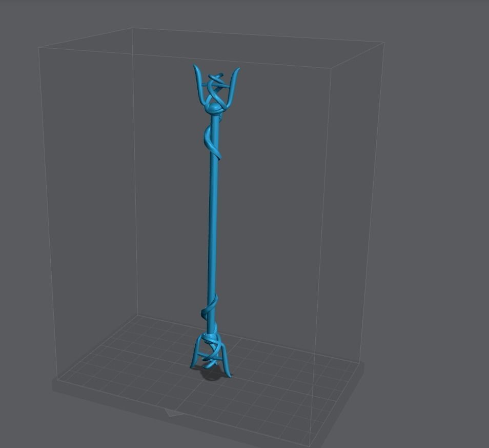 Classic Lux Staff League Of Legends 3D print 3D print model_3