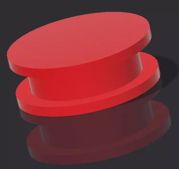 Grinder button 3D print model_0