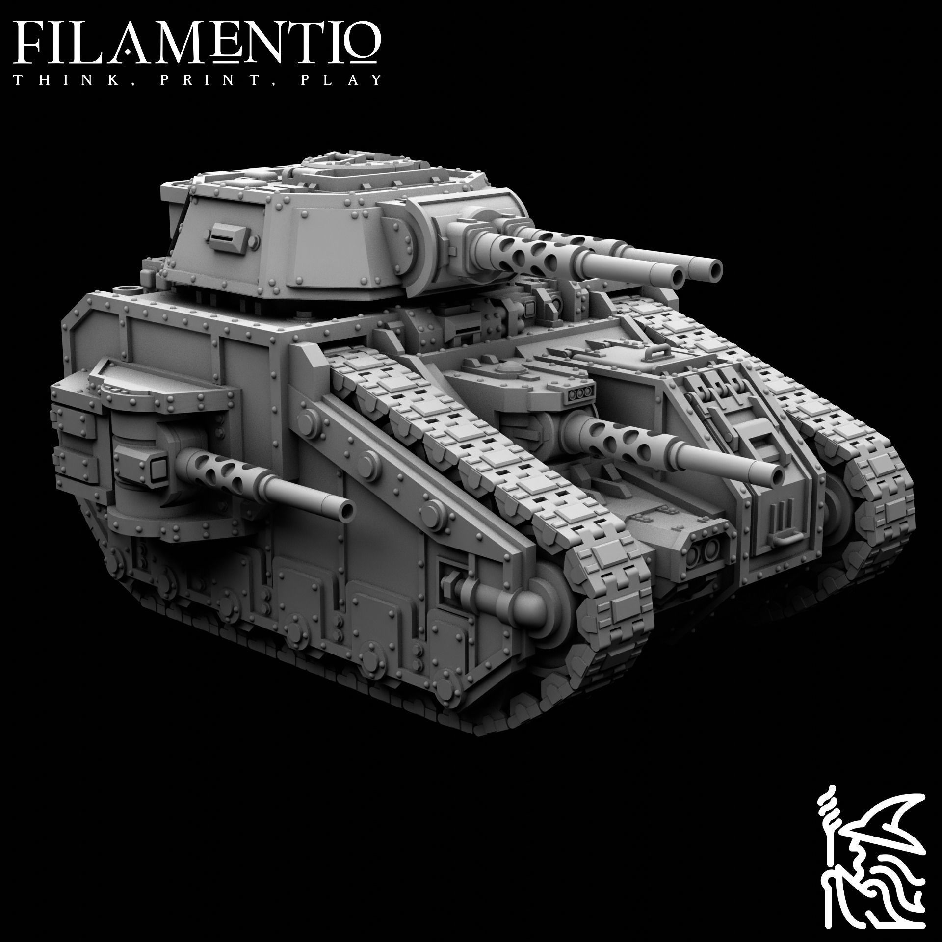 Main Battle Tank Mortilda 3D print model_5