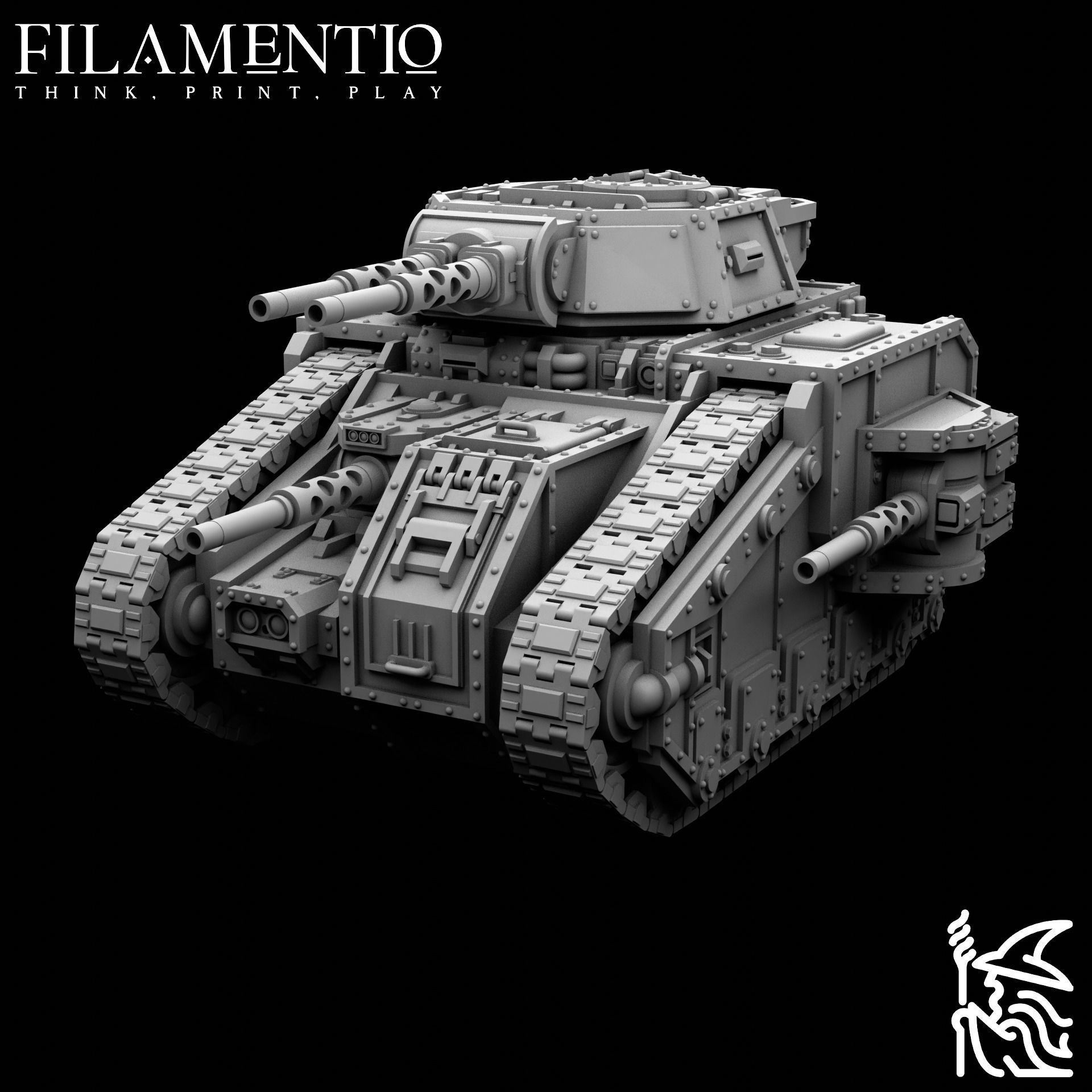 Main Battle Tank Mortilda 3D print model_1