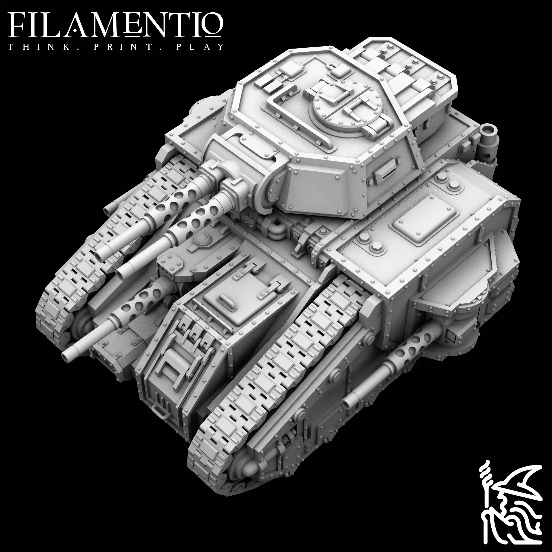 Main Battle Tank Mortilda 3D print model_0