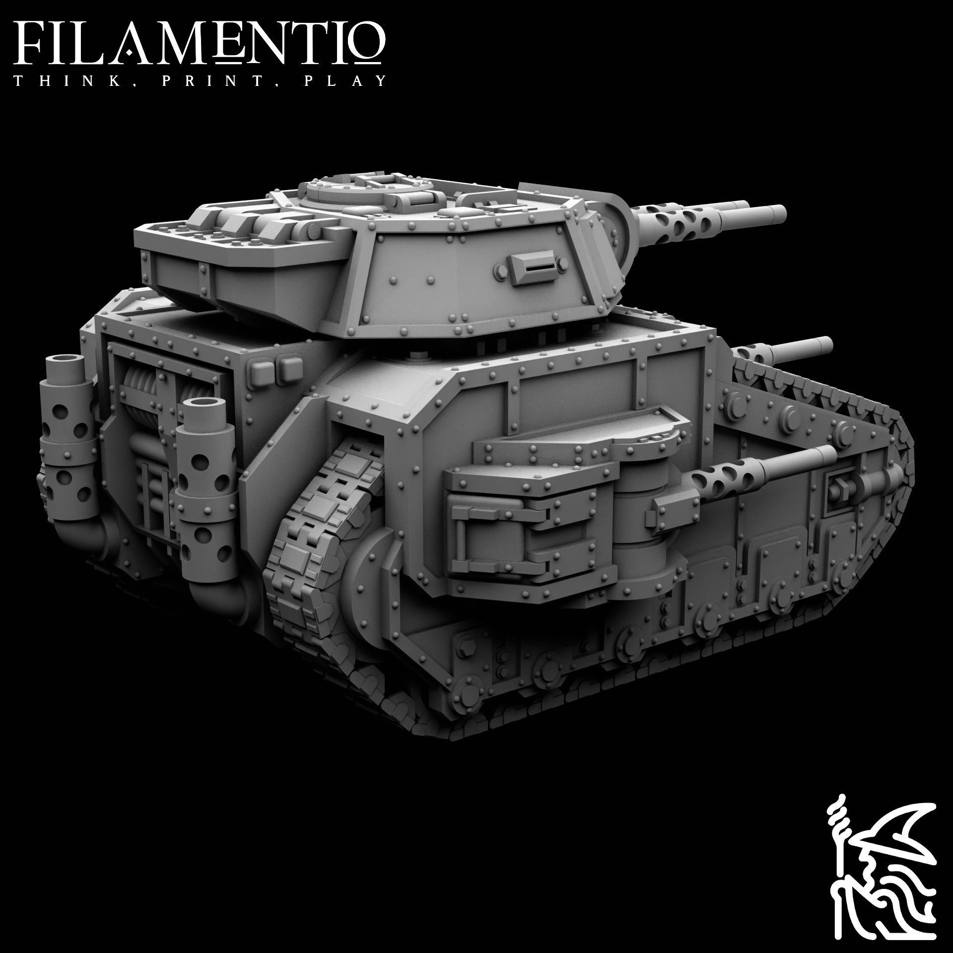 Main Battle Tank Mortilda 3D print model_4