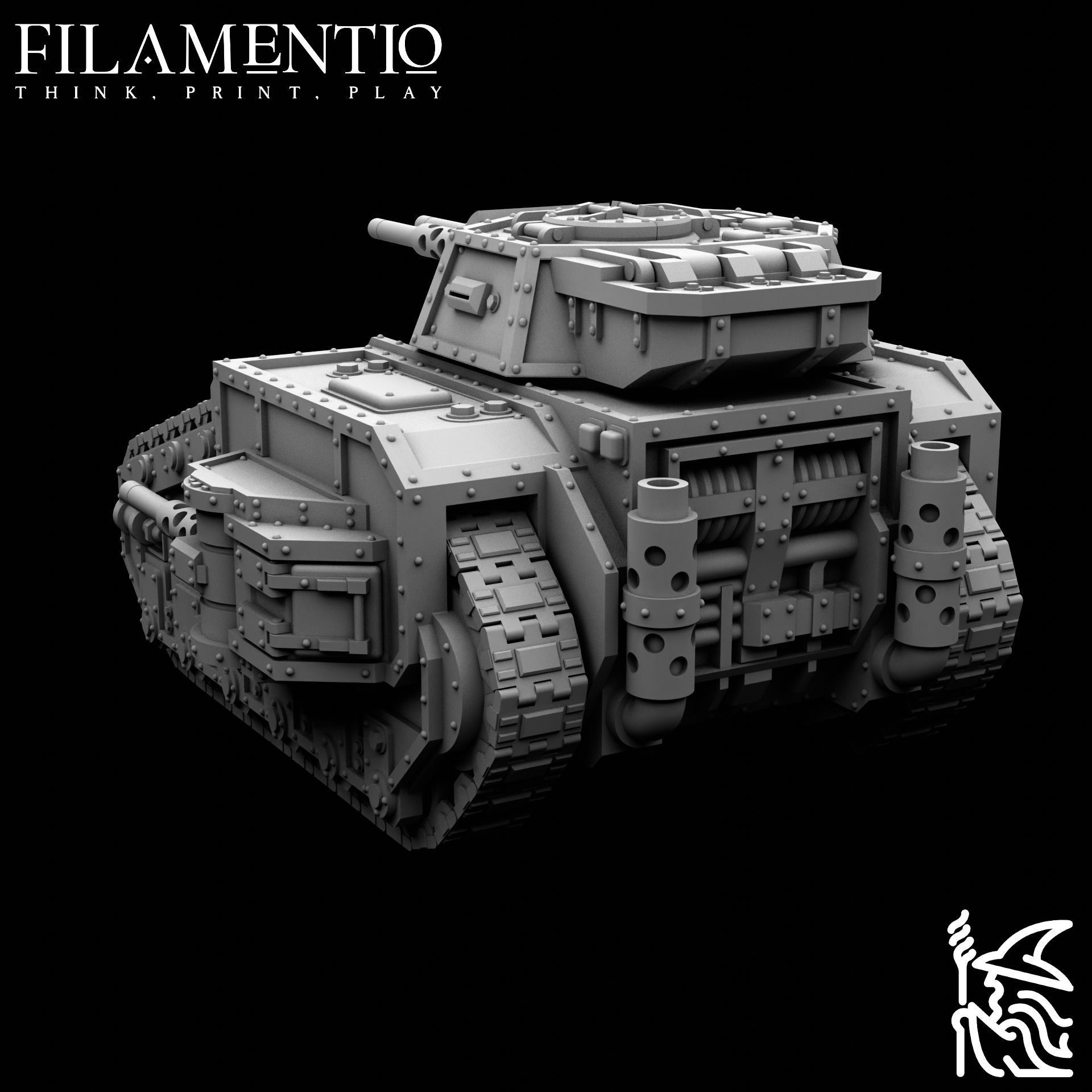 Main Battle Tank Mortilda 3D print model_3