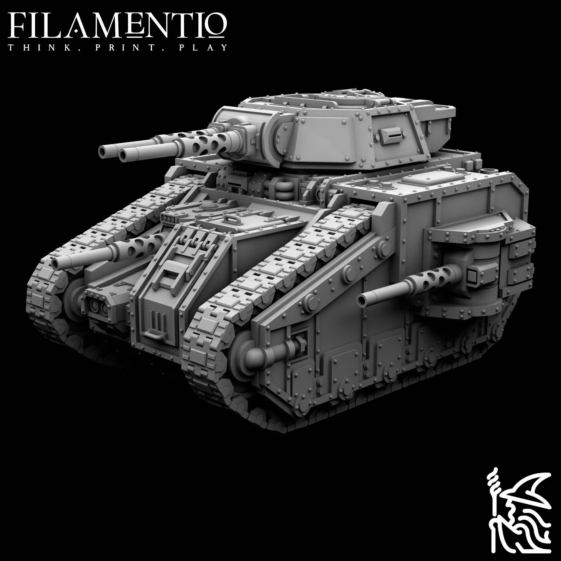 Main Battle Tank Mortilda 3D print model_2