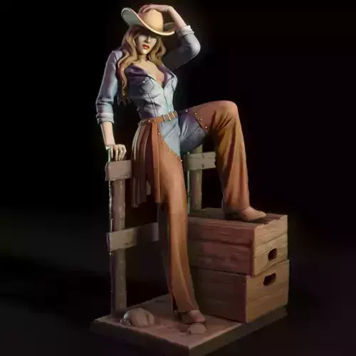 Pam - Cowgirl 3D print model