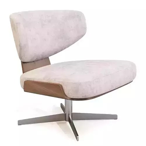 Bonaldo Olos - Lounge Chair Low-poly 3D model