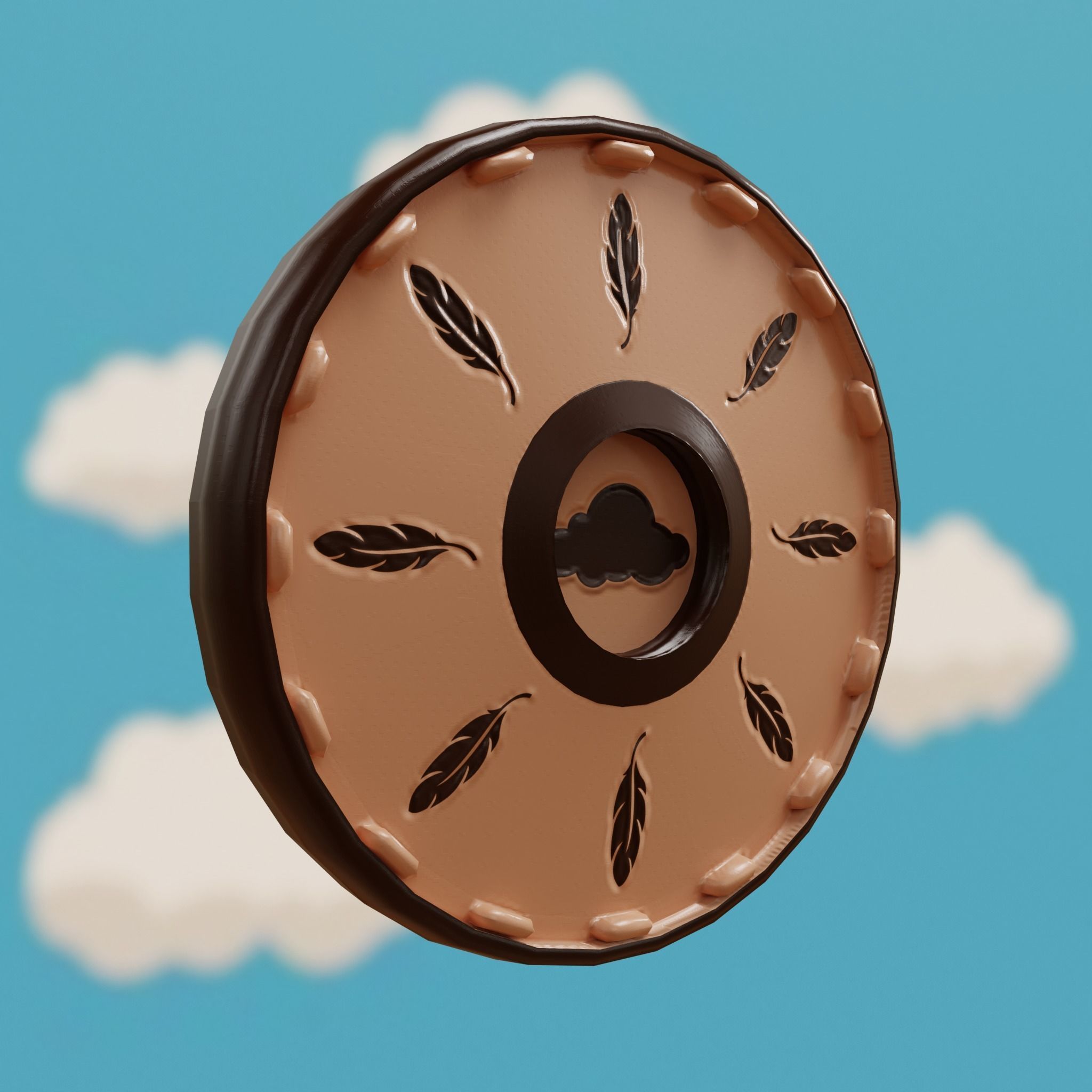 Cartoon Coins Pack01 Low-poly 3D model_11