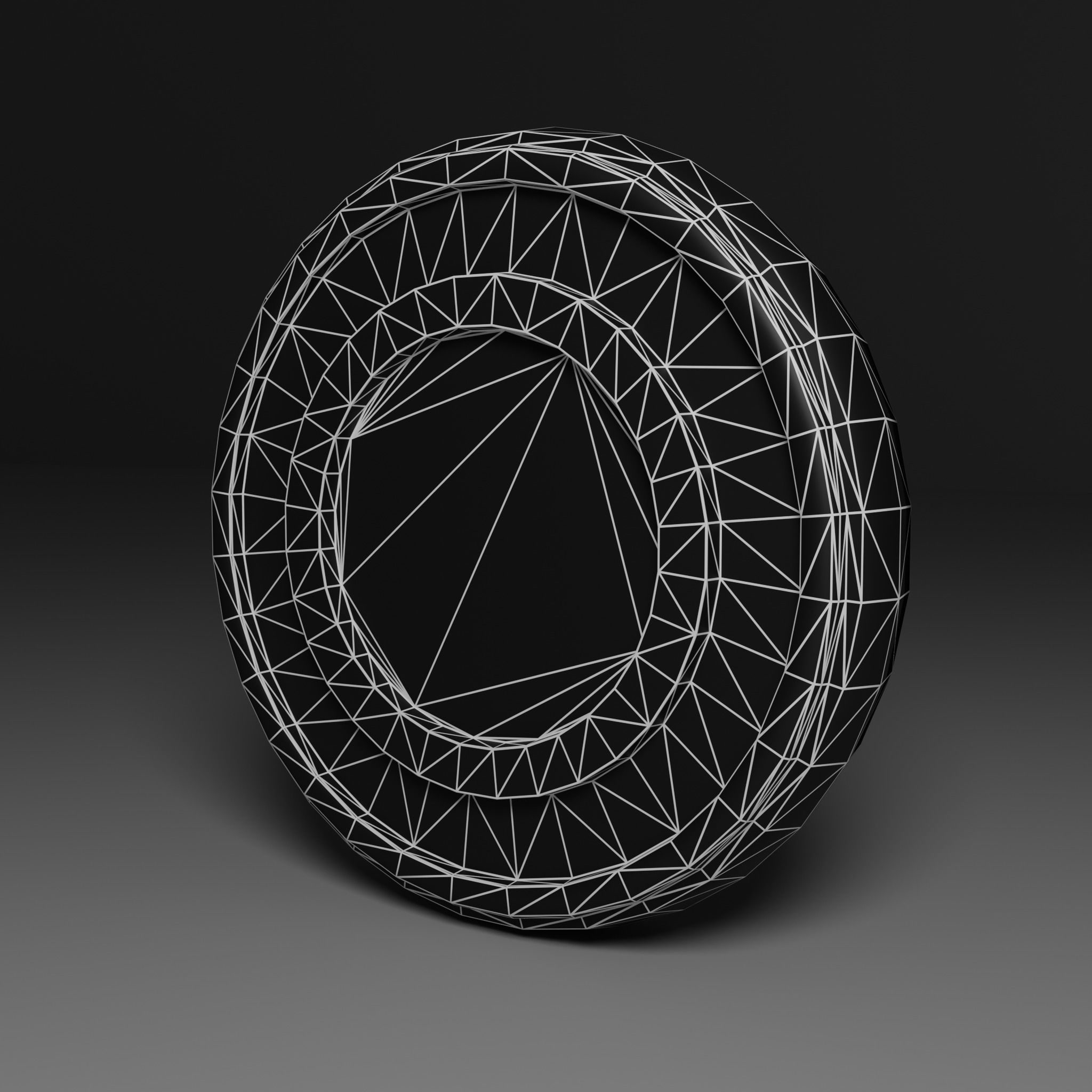 Cartoon Coins Pack01 Low-poly 3D model_34