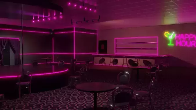 Strip Club Free 3D model Strip Club Free 3D model