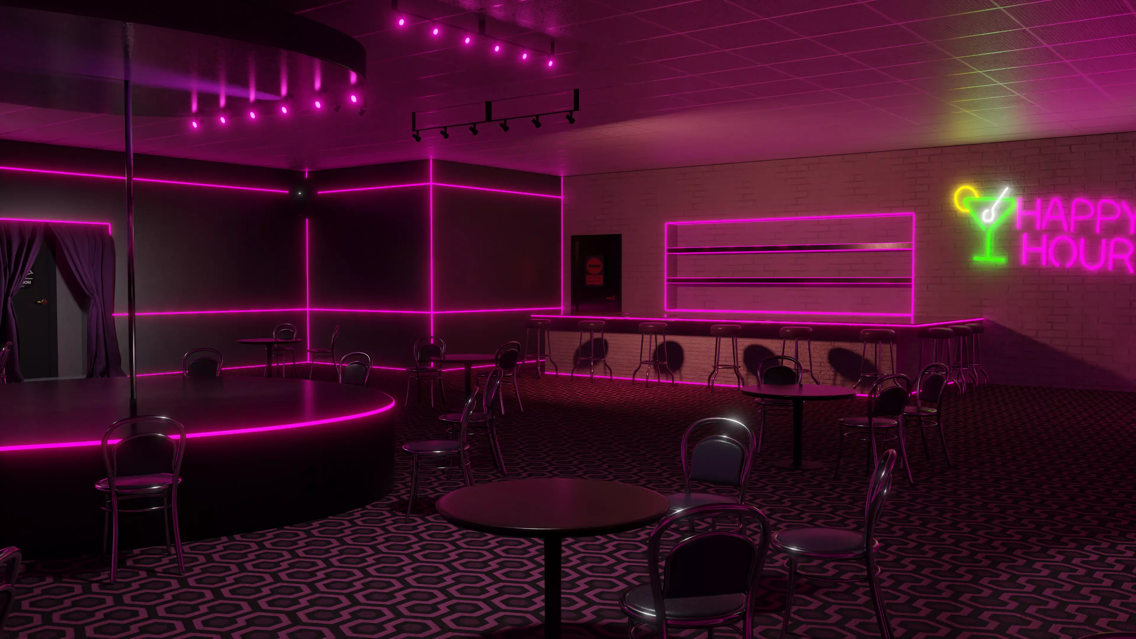 Strip Club Free 3D model_0
