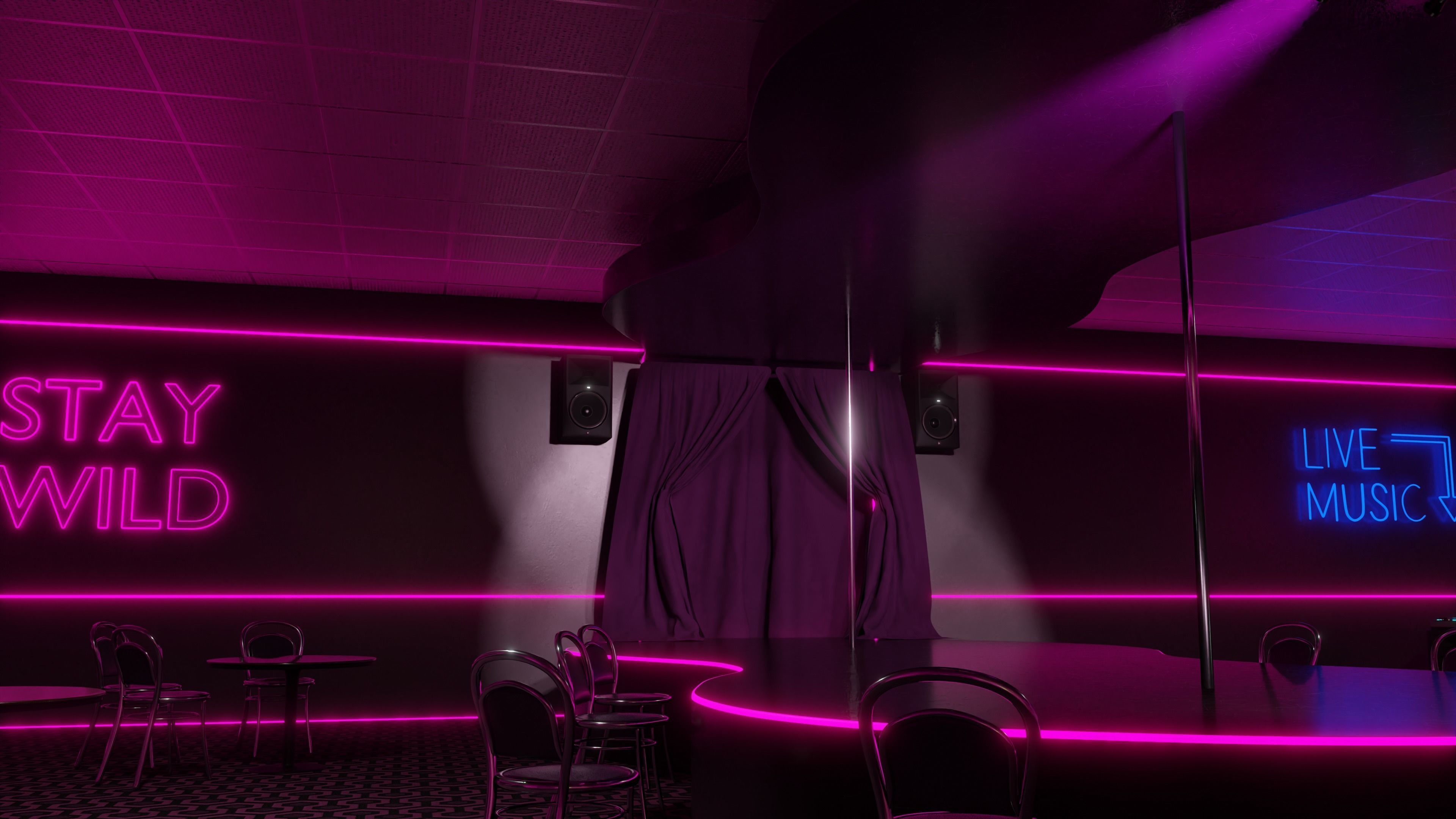 Strip Club Free 3D model_5