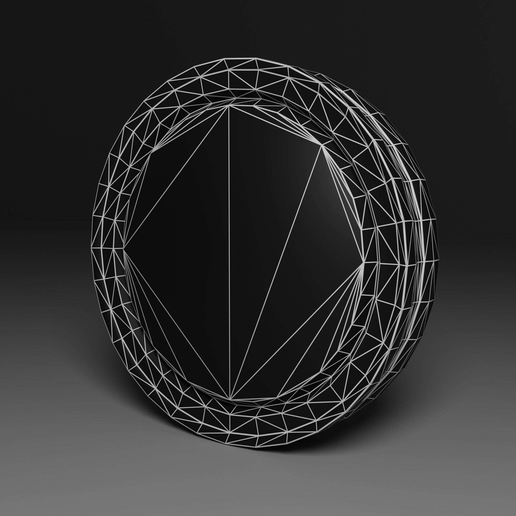 Cartoon Coins Pack02 Low-poly 3D model_7