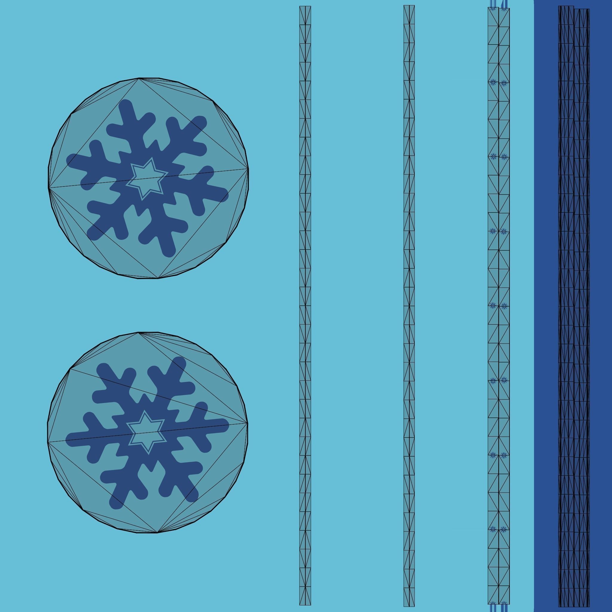 Cartoon Coins Pack02 Low-poly 3D model_9