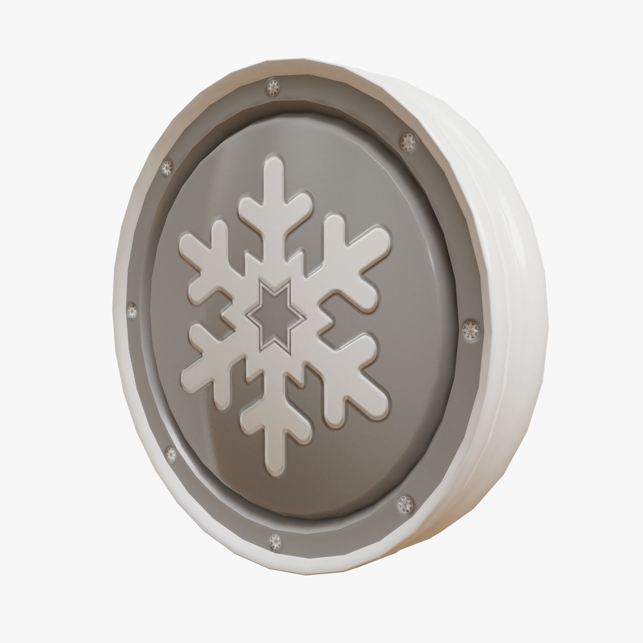 Cartoon Coins Pack02 Low-poly 3D model_1