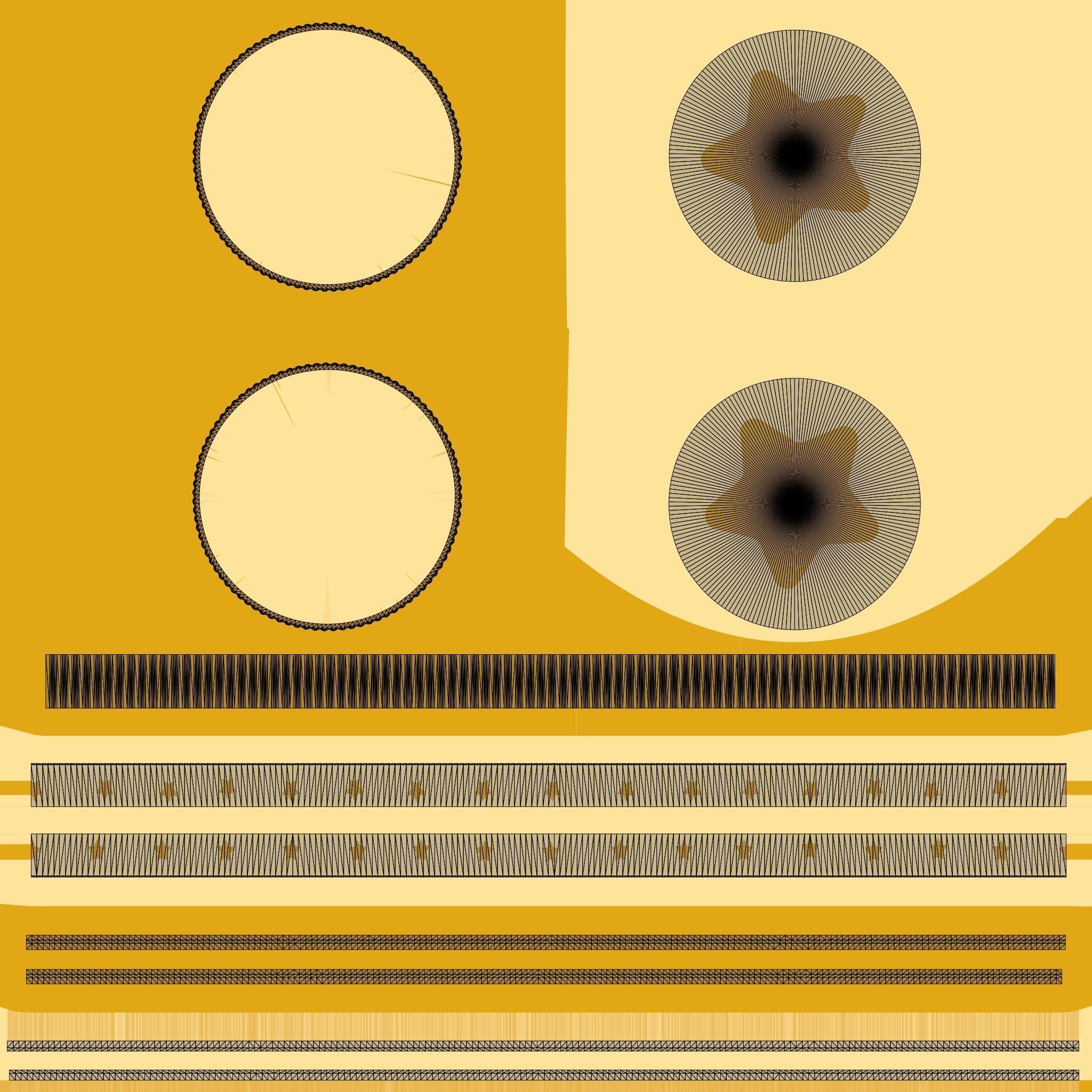 Cartoon Coins Pack02 Low-poly 3D model_36