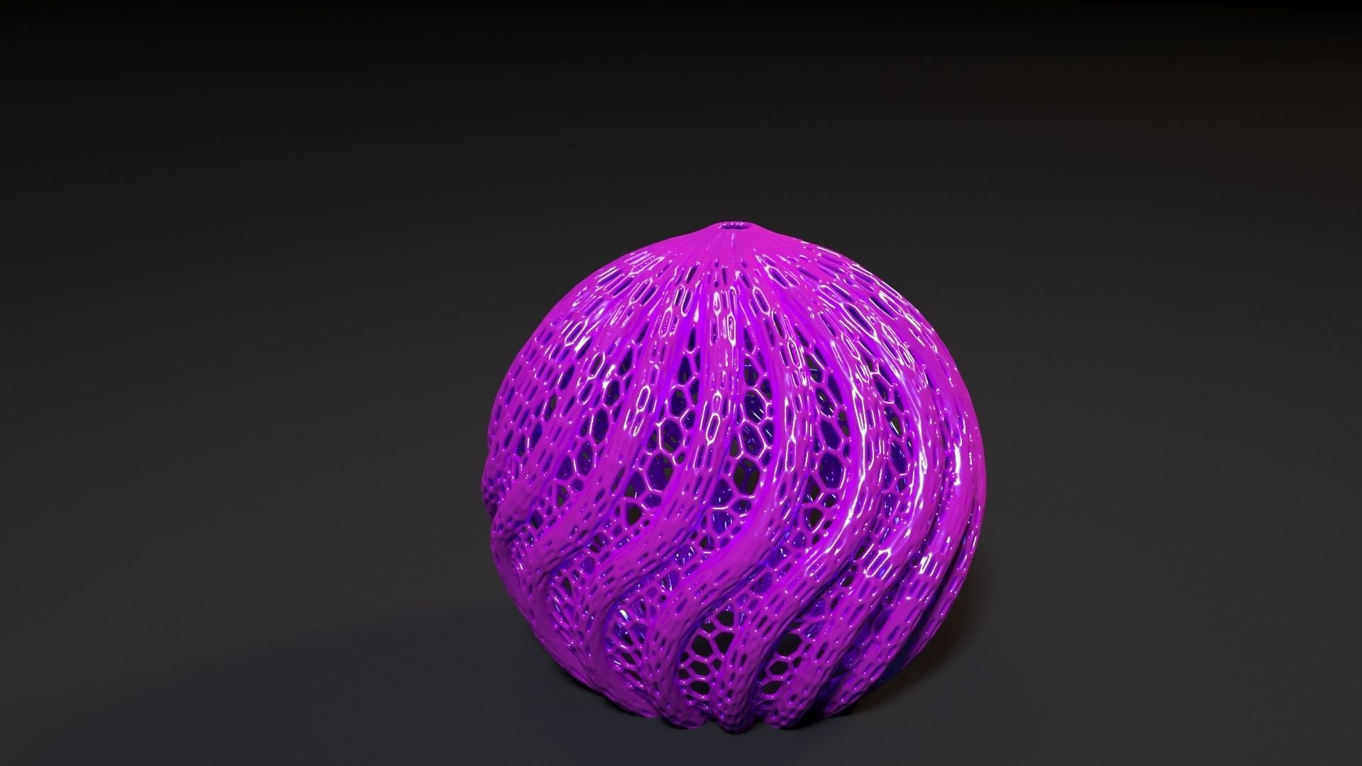 Christmas decoration set of 7 balls 3D print model_16