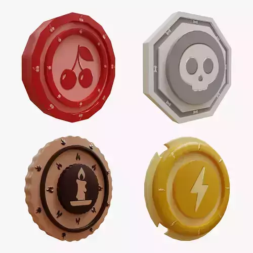 Cartoon Coins Pack04