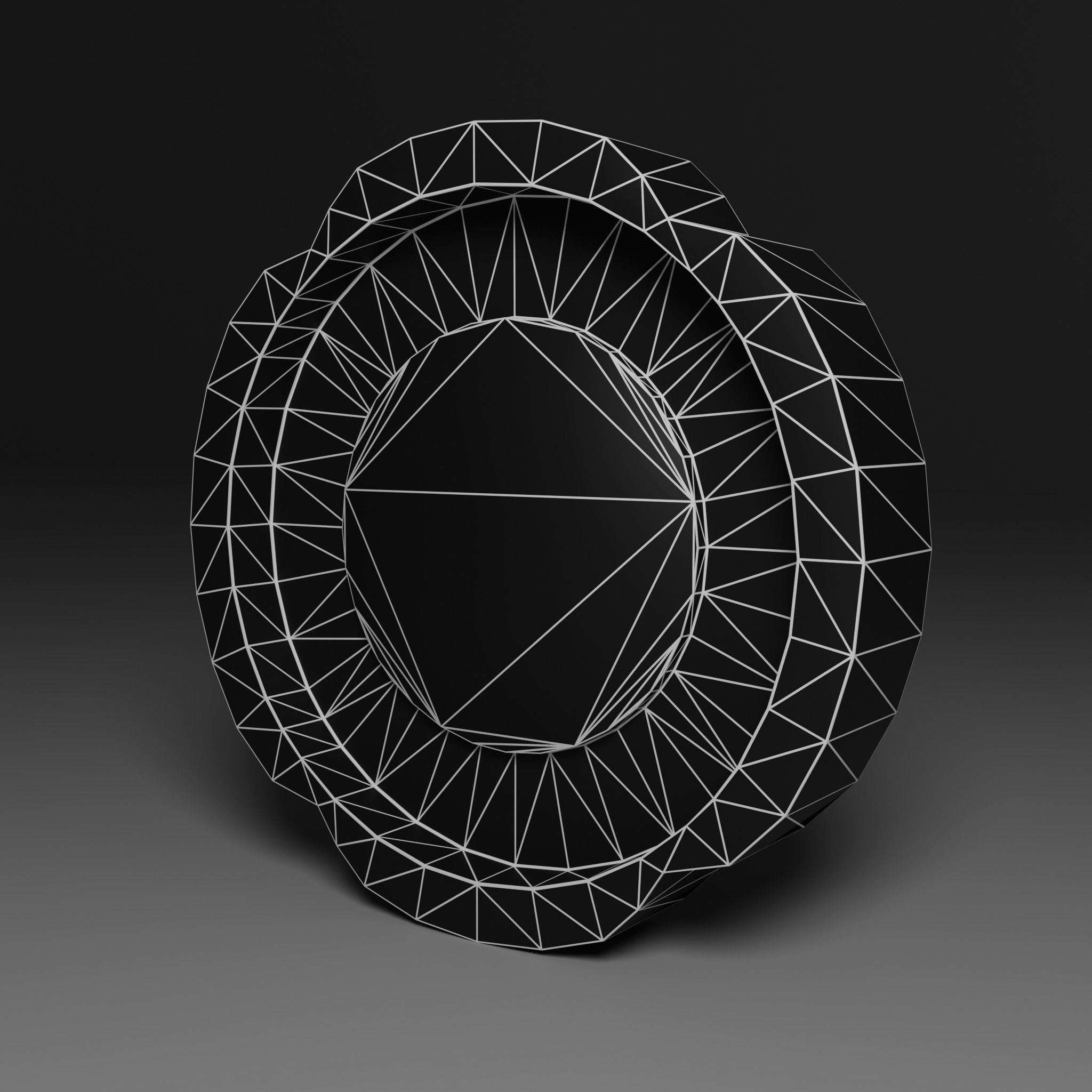 Cartoon Coins Pack05 Low-poly 3D model_34