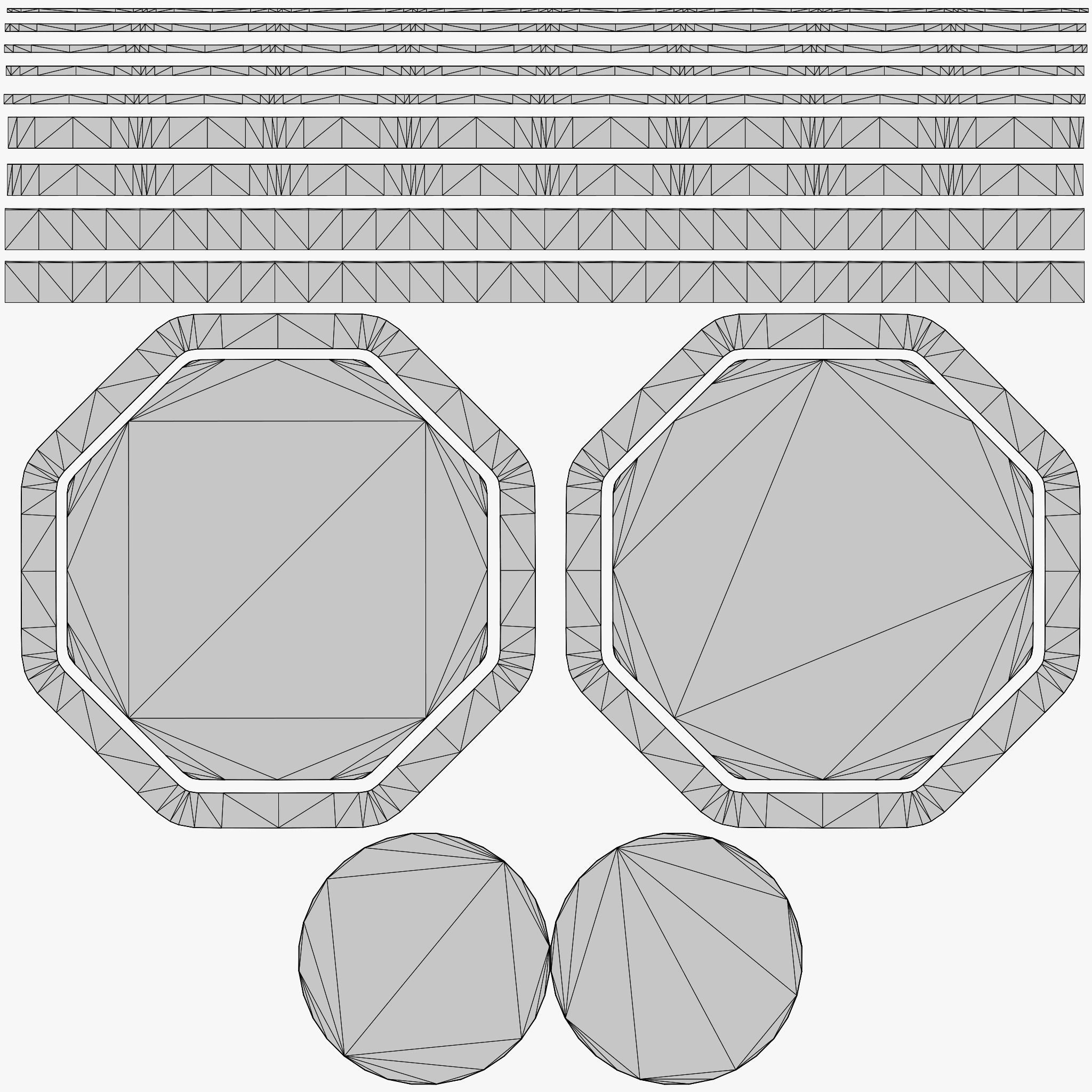 Cartoon Coins Pack05 Low-poly 3D model_26