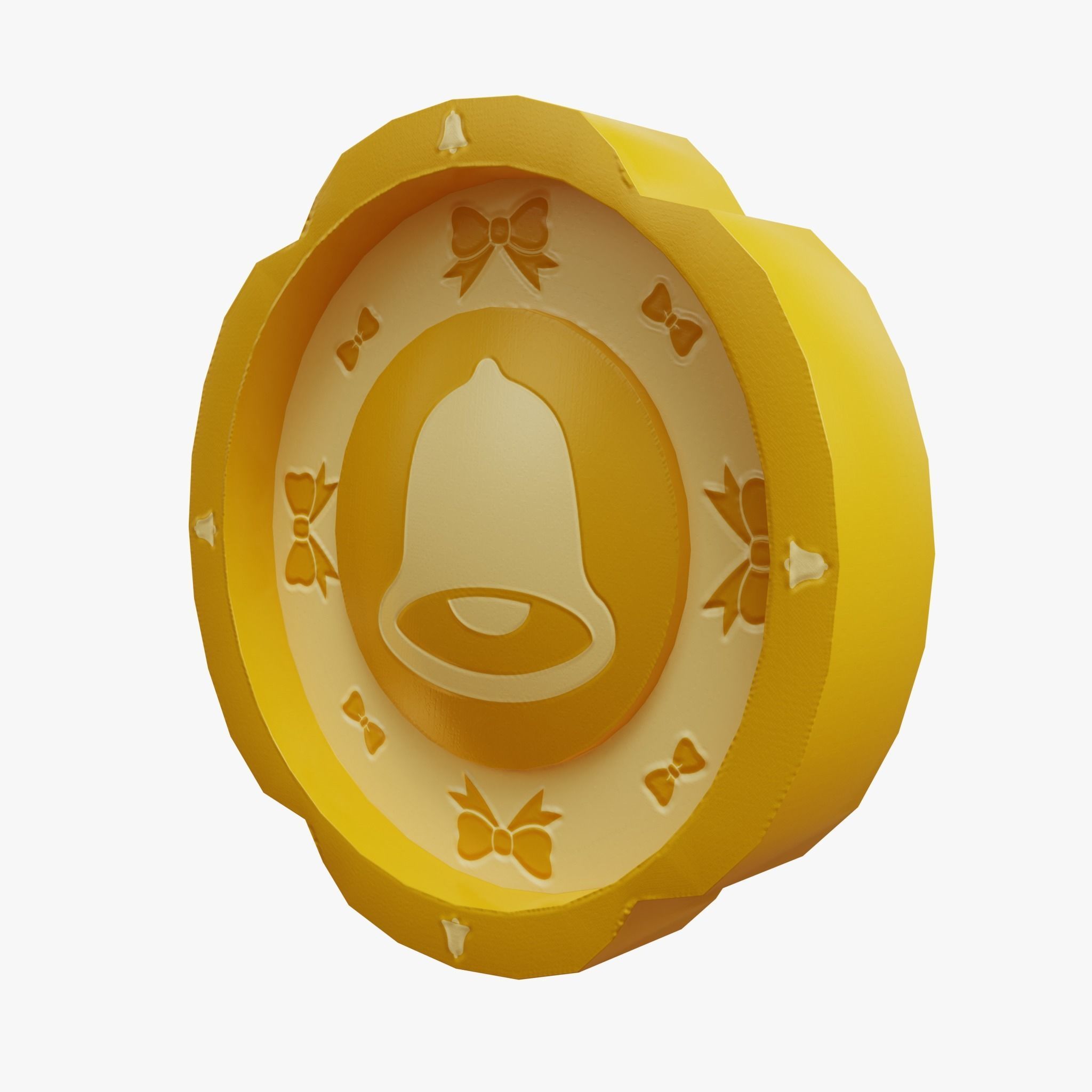 Cartoon Coins Pack05 Low-poly 3D model_28