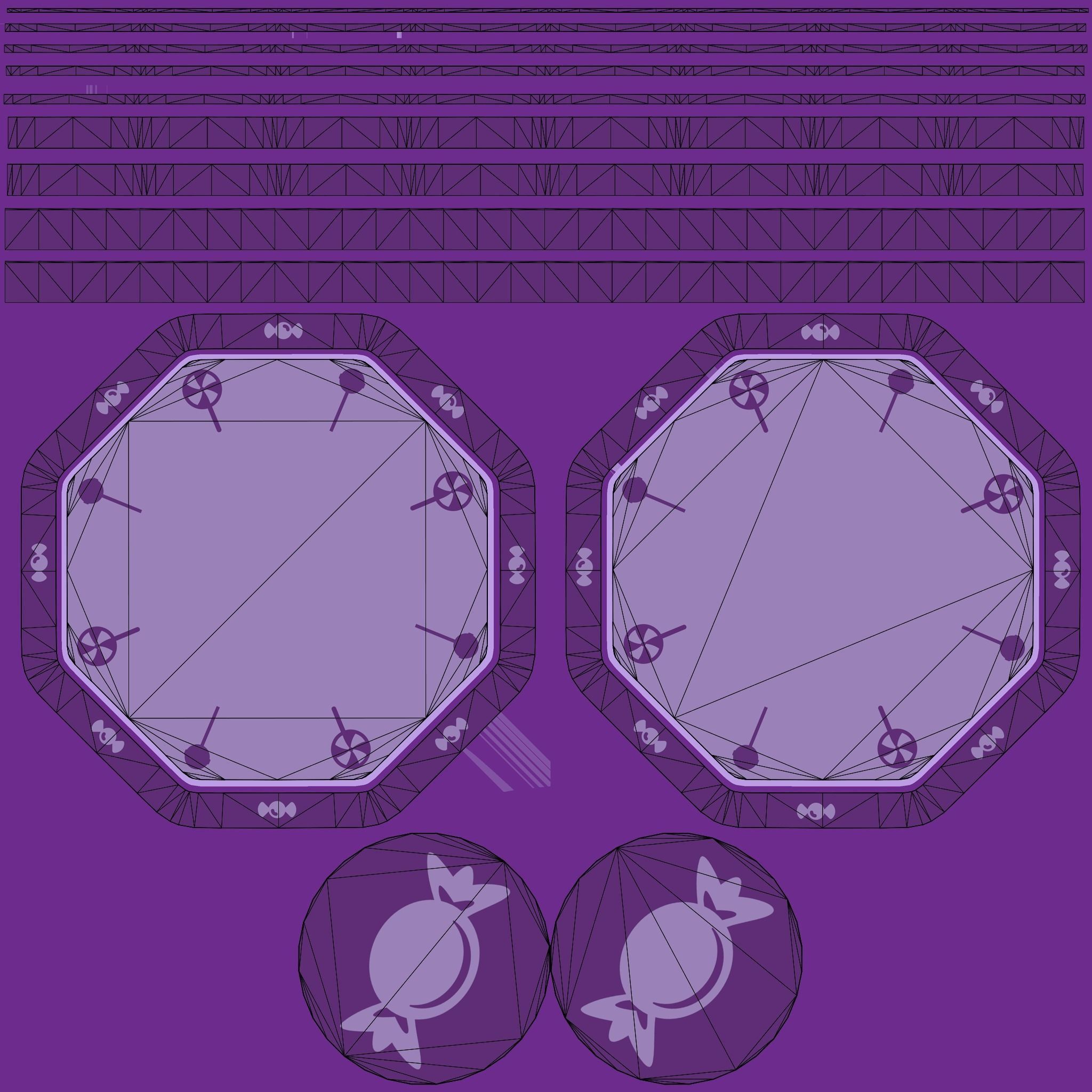 Cartoon Coins Pack05 Low-poly 3D model_27