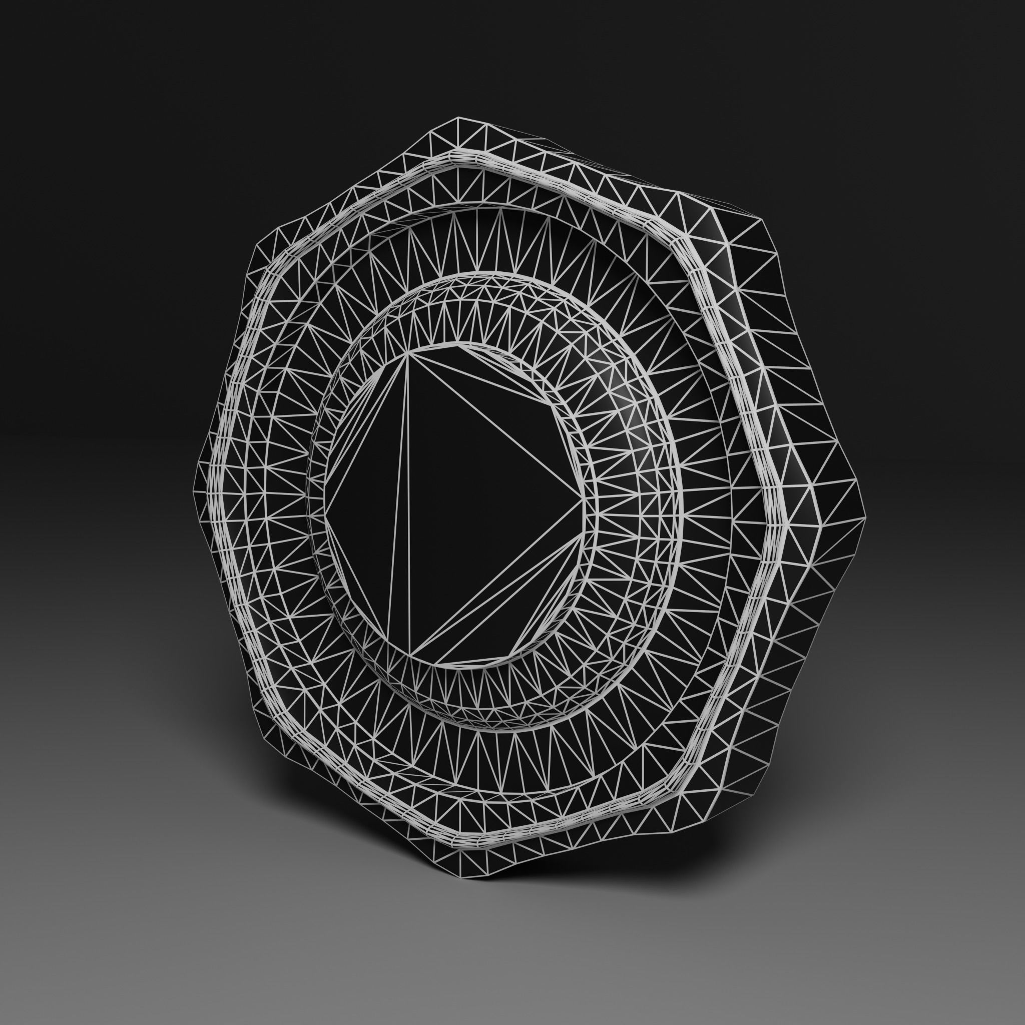 Cartoon Coins Pack05 Low-poly 3D model_7