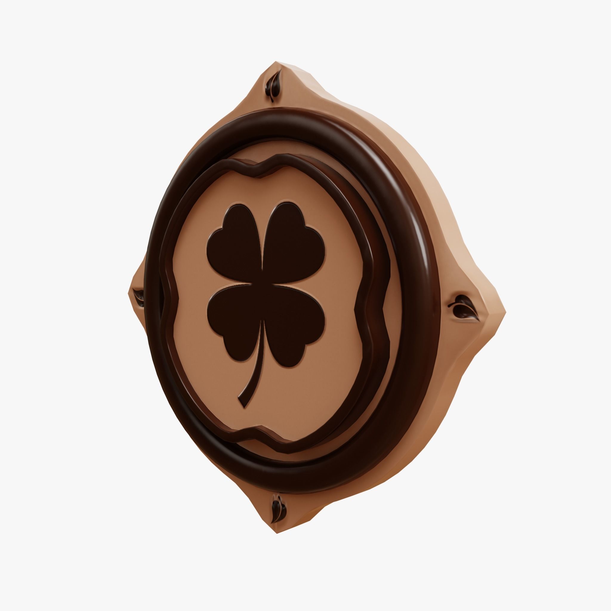 Cartoon Coins Pack05 Low-poly 3D model_10