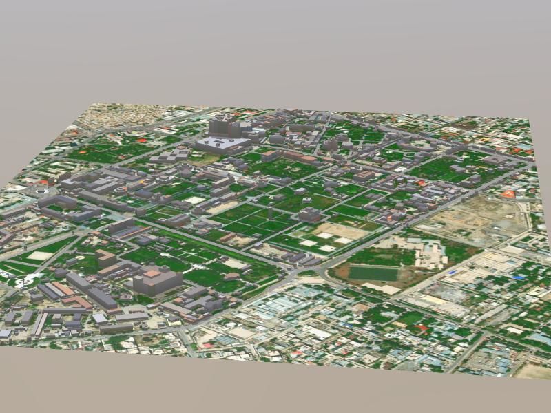 Kabul City Low-poly 3D model_4