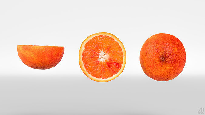 Orange 3D model 5