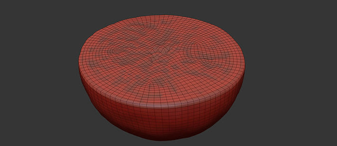 Orange 3D model 7