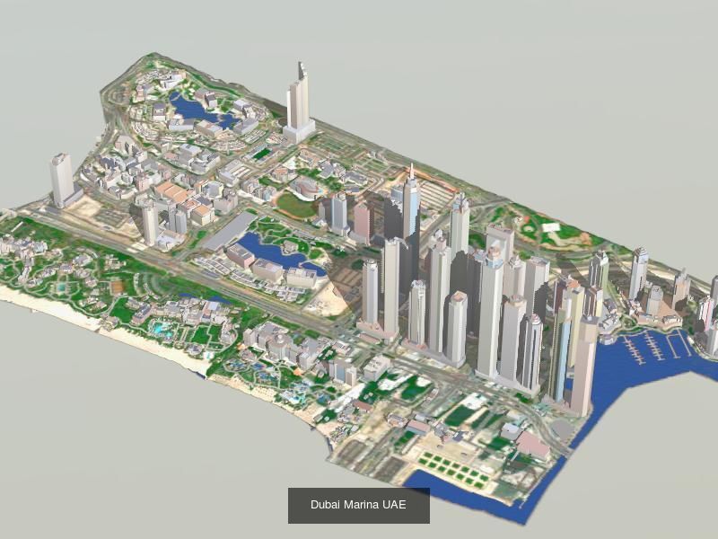 Famous Cities in the world 3D Model Collection_12