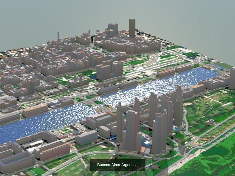Famous Cities in the world 3D Model Collection_11