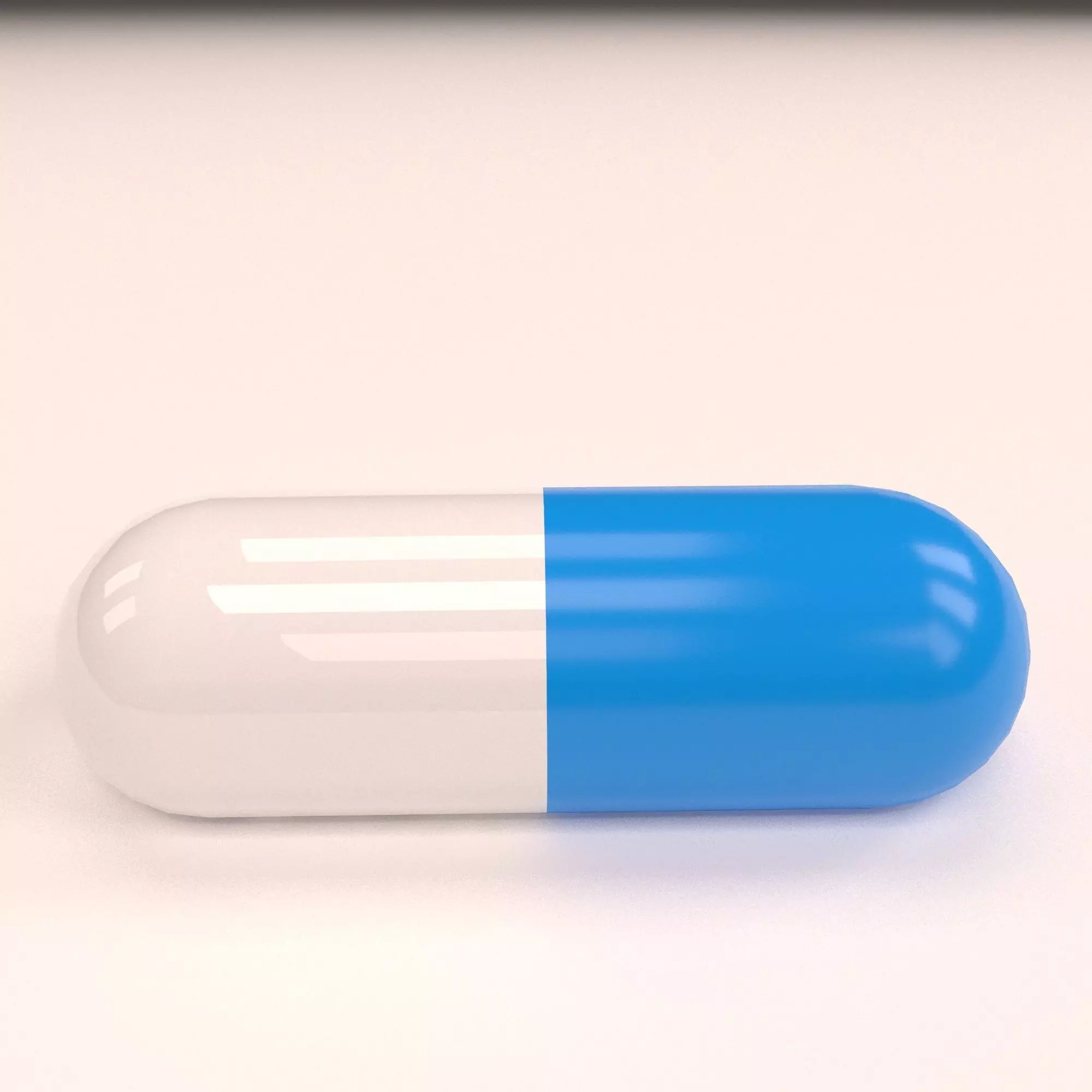 Pill  capsul 3D model_0