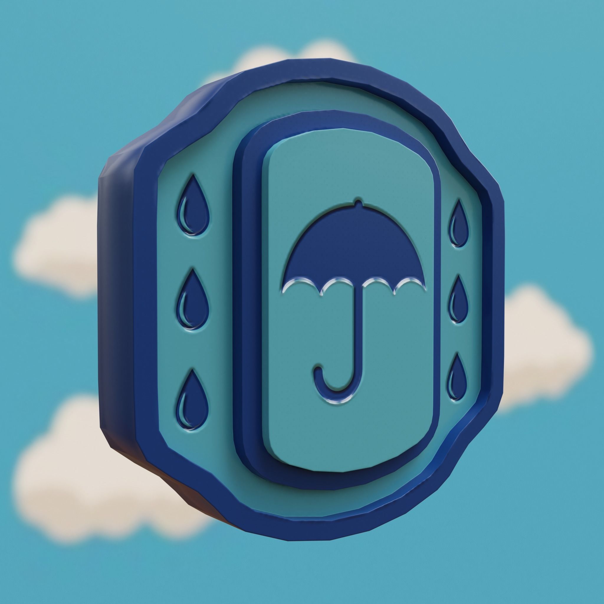 Cartoon Coins Pack06 Low-poly 3D model_29