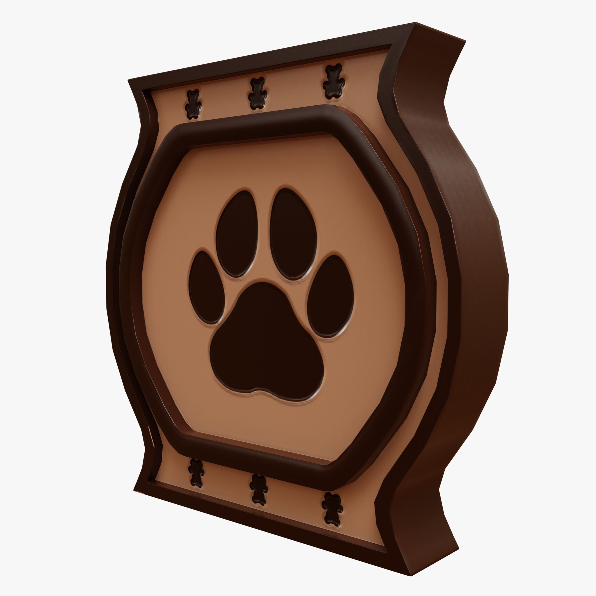 Cartoon Coins Pack06 Low-poly 3D model_10